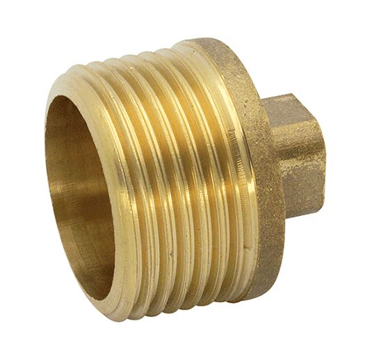 Zátka M 1/2" mosadz DN15