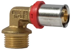 Koleno s vonkajším závitom 16x2 - 1/2" M